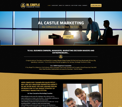 Wordpress Marketing Website